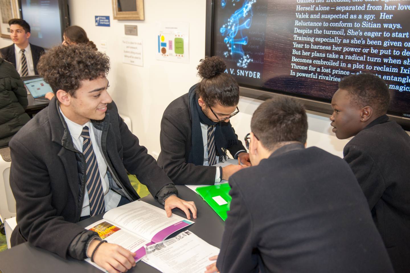 Learning Area Banner Students Study Group